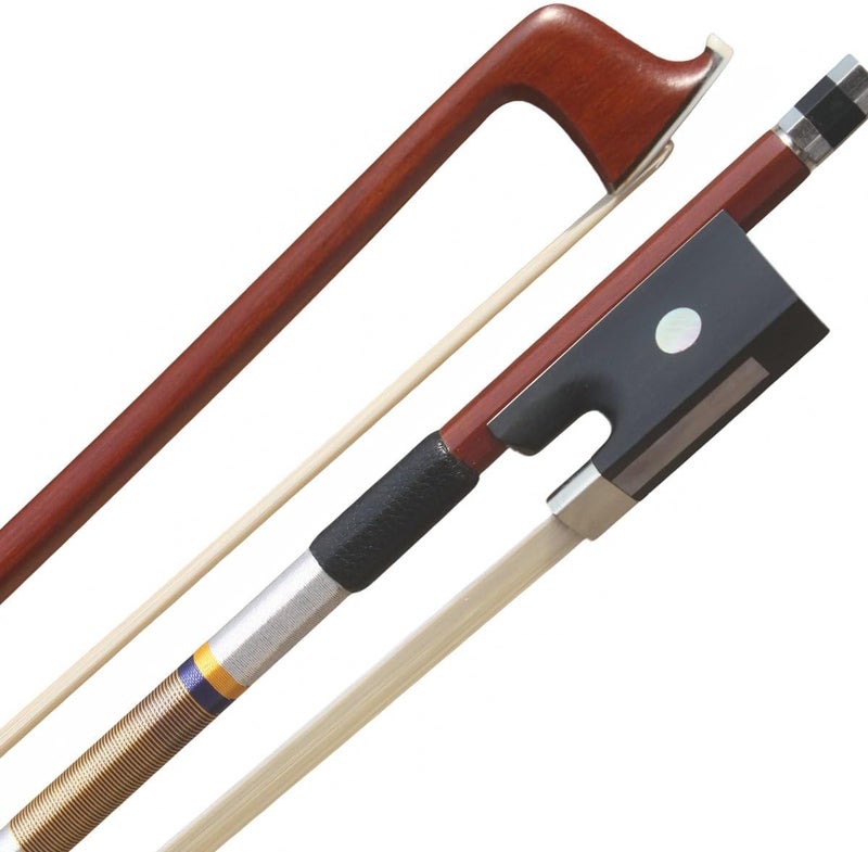 ARCRAW Store Violin Bow 4/4 Full Size Brazil Wood Classic Ukraine Ukrainian Model Round Bow For Violinists Fiddlers Teacher Student Professional Bow - Image 1
